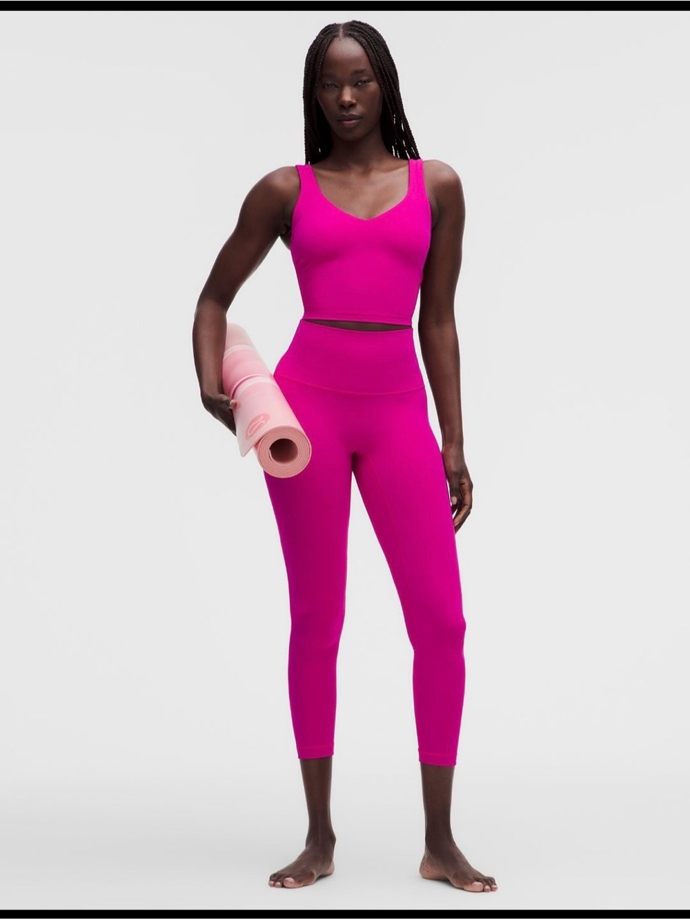 Lululemon Align No Line High-Rise Pant 25" Pink Flare Size 0 NWT
